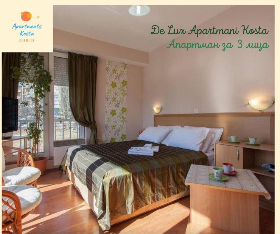 De Lux Apartments Kosta Center Ohrid Eksteriør bilde