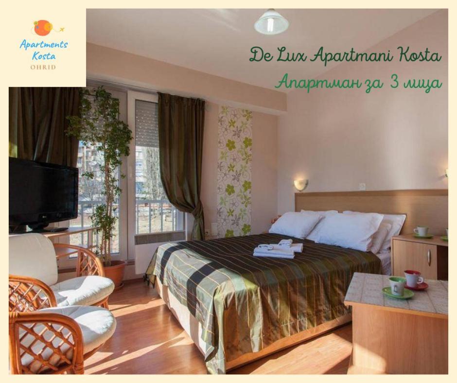 De Lux Apartments Kosta Center Ohrid Eksteriør bilde