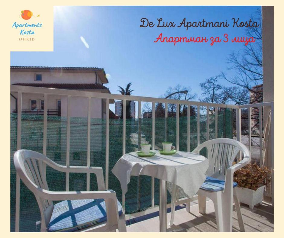 De Lux Apartments Kosta Center Ohrid Eksteriør bilde